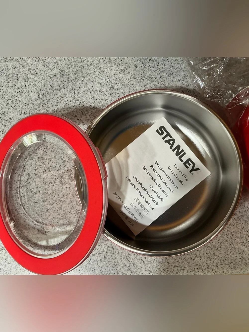 STANLEY PET BOWL 24oz STAINLESS STEEL non slip base